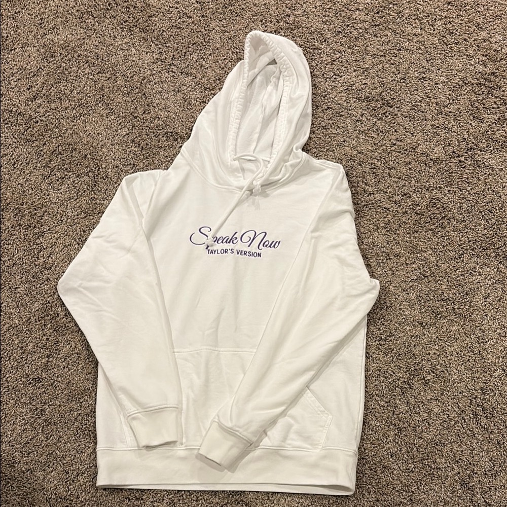 Taylor Swift  White Hoodie Sweatshirt